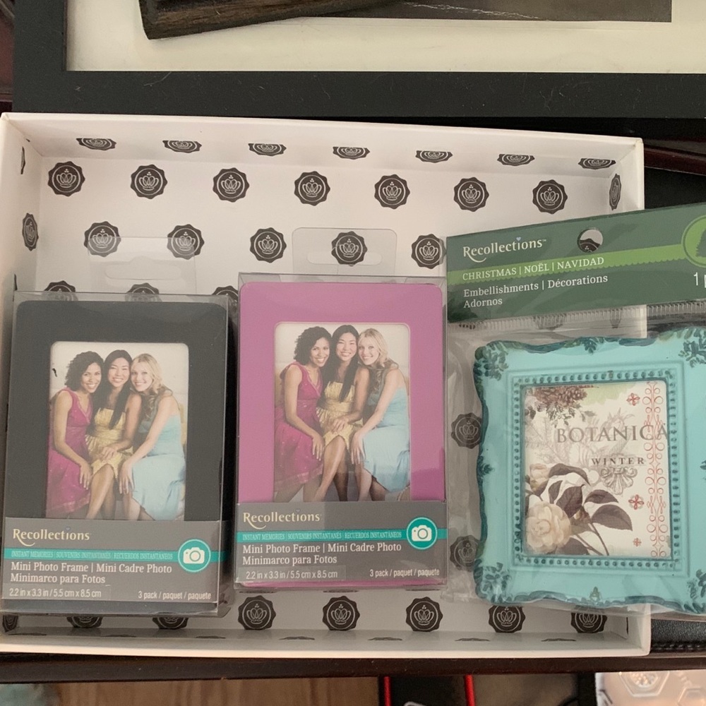 Recollections mini photo frames Scrapbooking